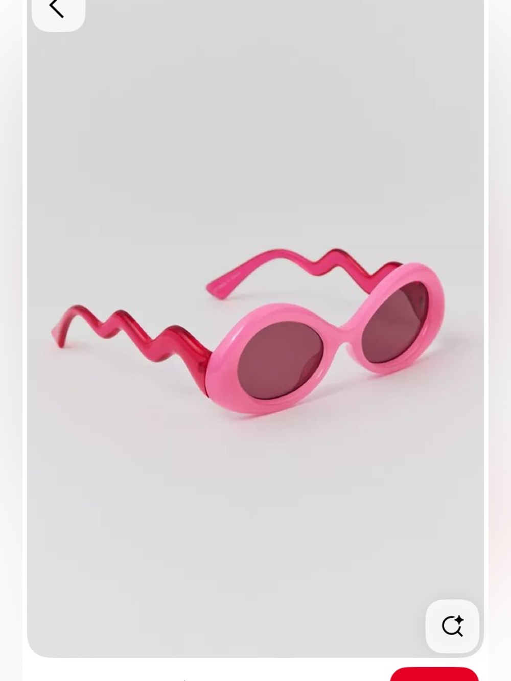 ISO (not for sale!): Birdie Wavy Round Sunglasses In Pink